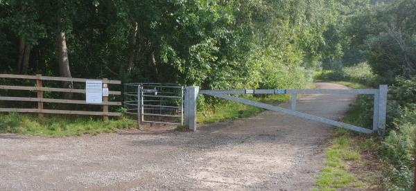 Start Finish west of car park