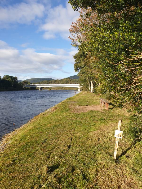 View of control next to River Ness