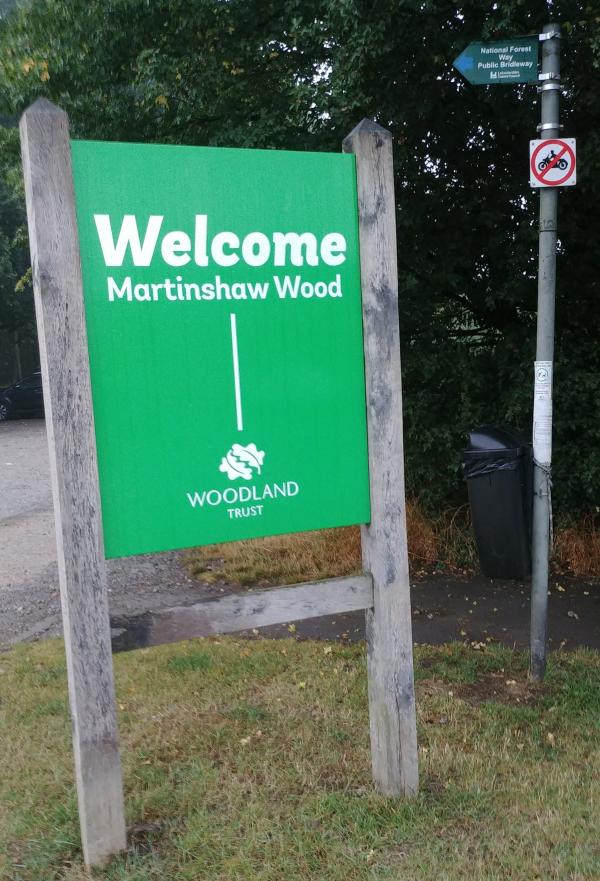 Woodland sign