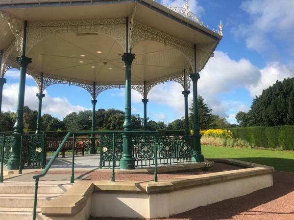 The bandstand ; Credit: Les Dalgleish